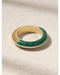 L'Atelier Nawbar - Bombay Ray 18-Karat, Malachite And Diamond Ring - Lyst