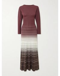 Faithfull the Brand - Idun Twisted Open-Back Striped Cotton-Blend Maxi Dress - Lyst