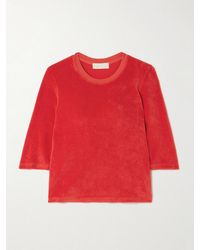 Suzie Kondi - Corfu Cotton-Blend Terry T-Shirt - Lyst