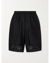 Alix Of Bohemia - Tillie Prima Cotton And Silk Blend Straight-Leg Shorts - Lyst