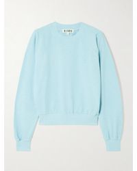 ÉTERNE - Sonny Embroidered Cotton-Jersey Sweatshirt - Lyst