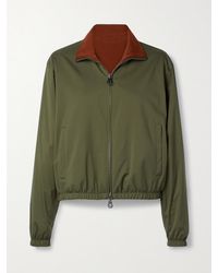 Loro Piana - Reversible Shell And Cashmere Bomber Jacket - Lyst