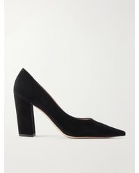 Gianvito Rossi - Piper 85 Suede Pumps - Lyst