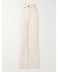 Chloé - High-Rise Straight-Leg Jeans - Lyst