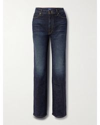 KHAITE - Danielle High-Rise Straight-Leg Jeans - Lyst