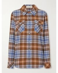 God's True Cashmere - Nomad Checked Cashmere-Twill Shirt - Lyst