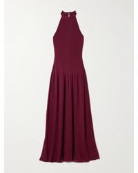Escvdo - Cayo Open-Knit Cotton Maxi Dress - Lyst
