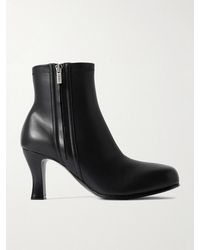 Loewe - Bobine Leather Ankle Boots - Lyst