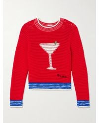 Mother - Open-Knit Cotton Sweater - Lyst