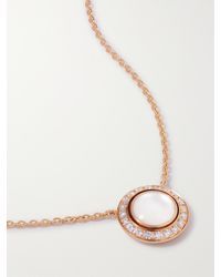 Piaget - Possession 18-Karat Rose, Mother-Of-Pearl And Diamond Necklace - Lyst