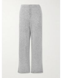 ÉTERNE - Cruz Cashmere Wide-Leg Pants - Lyst