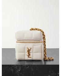 Saint Laurent - Cassandre Matelassé Mini Quilted Leather Pouch - Lyst