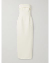Emilia Wickstead - Keeley Strapless Cloqué Maxi Dress - Lyst