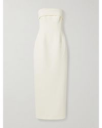 Emilia Wickstead - Keeley Strapless Cloqué Maxi Dress - Lyst