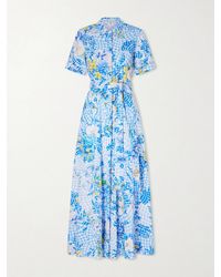 Mary Katrantzou - Floral Cotton-Blend Maxi Dress - Lyst