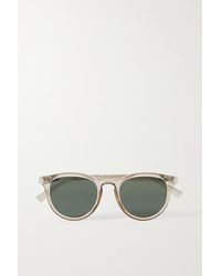 Le Specs Fire Starter Sonnenbrille Mit Rundem Rahmen Aus Azetat - Mehrfarbig