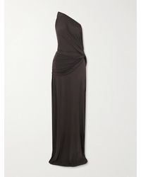 Alex Perry - One-Shoulder Draped Stretch-Jersey Gown - Lyst