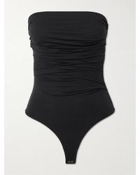 Agolde - Gwyneth Trägerloser Body Aus Stretch-Jersey Mit Raffung - Lyst