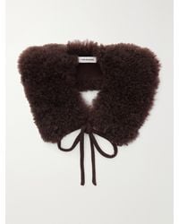 Yves Salomon - Wool-Trimmed Shearling Collar - Lyst