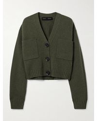 Proenza Schouler - Sofia Cropped Cashmere And Wool-Blend Cardigan - Lyst