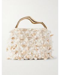 Cult Gaia - Solene Mini Bead-Embellished Clutch - Lyst