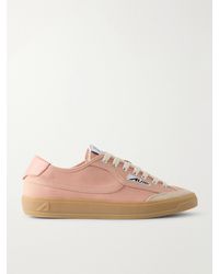 Autry - Windscape Low Suede-Trimmed Canvas Sneakers - Lyst