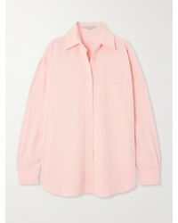 Stella McCartney - Oversized-Hemd Aus Crêpe - Lyst