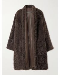Tom Ford - Reversible Full-Grain Leather-Trimmed Shearling Coat - Lyst
