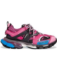 Balenciaga Synthetic Pink And Blue Track Trainers Save 56