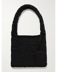 The Row - Didion Geflochtene Schultertasche Aus Gewachster Baumwolle - Lyst