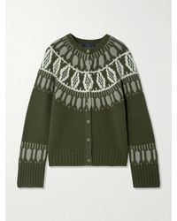 arch4 - Aspen Fair Isle Cashmere Cardigan - Lyst