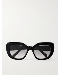Celine - Oversized Cat-Eye Acetate Sunglasses - Lyst