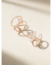 Messika - Move Uno Double Convertible 18-Karat Rose Diamond Ring - Lyst