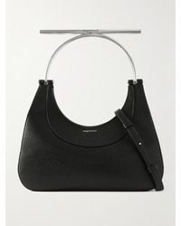 McQueen - T-Bar Tote Aus Strukturiertem Leder Mit Verzierung - Lyst