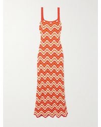 Escvdo - Marea Crocheted Cotton Maxi Dress - Lyst