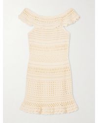 Isabel Marant - Zoa Crocheted Cotton-Blend Mini Dress - Lyst