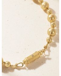 Marie Lichtenberg - Baby Locket Grain D'Or 14-Karat Diamond Necklace - Lyst