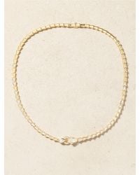 SHAY - Serpentine 18-Karat, Diamond And Garnet Necklace - Lyst