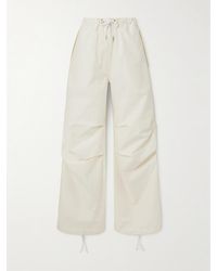 Acne Studios - Hose Mit Weitem Bein Aus Einer Baumwollmischung - Lyst