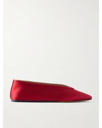 Le Monde Beryl - Luna Satin Ballet Flats - Lyst