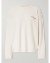 FRAME - Sotheby's Logo-Embroidered Cashmere Sweater - Lyst