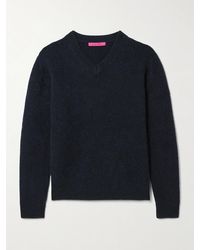 The Elder Statesman - Monterey Brushed-Cashmere Sweater - Lyst