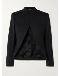 McQueen - Jacke Aus Stretch-Woll-Twill - Lyst