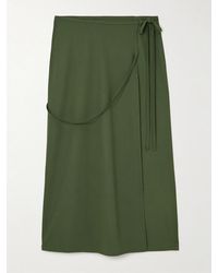 Lemaire - Midi-Wickelrock Aus Wolle - Lyst