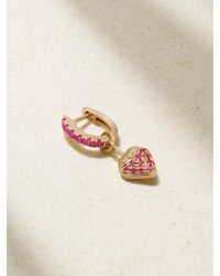 Roxanne First - Dangly 14-Karat Sapphire And Ruby Single Earring - Lyst
