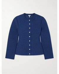 Loewe - Chenille Cardigan - Lyst
