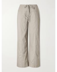 Deiji Studios - Seam Organic Cotton Straight-Leg Drawstring Pants - Lyst