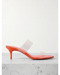 Christian Louboutin - Just Nothing 55 Pvc Mules - Lyst