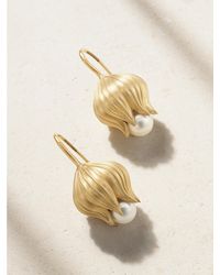 Irene Neuwirth - Lily Of The Valley 18-Karat Pearl Earrings - Lyst