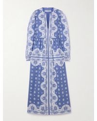 Alix Of Bohemia - Winifred Printed Cotton-Voile Midi Dress - Lyst